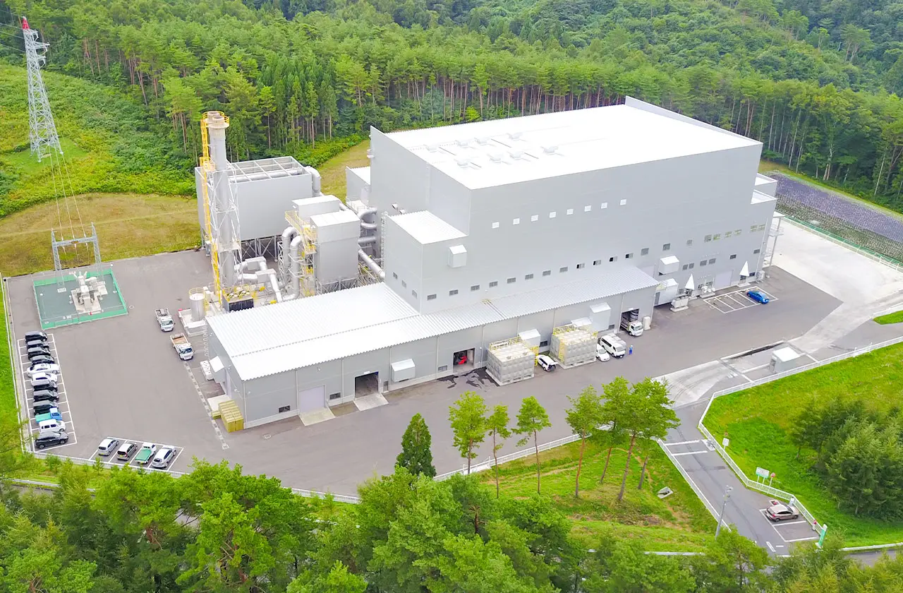 バイオマス発電所 外観