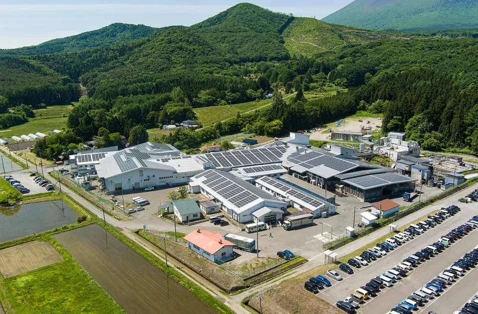 2023年6月太陽光発電開始（八幡平工場）